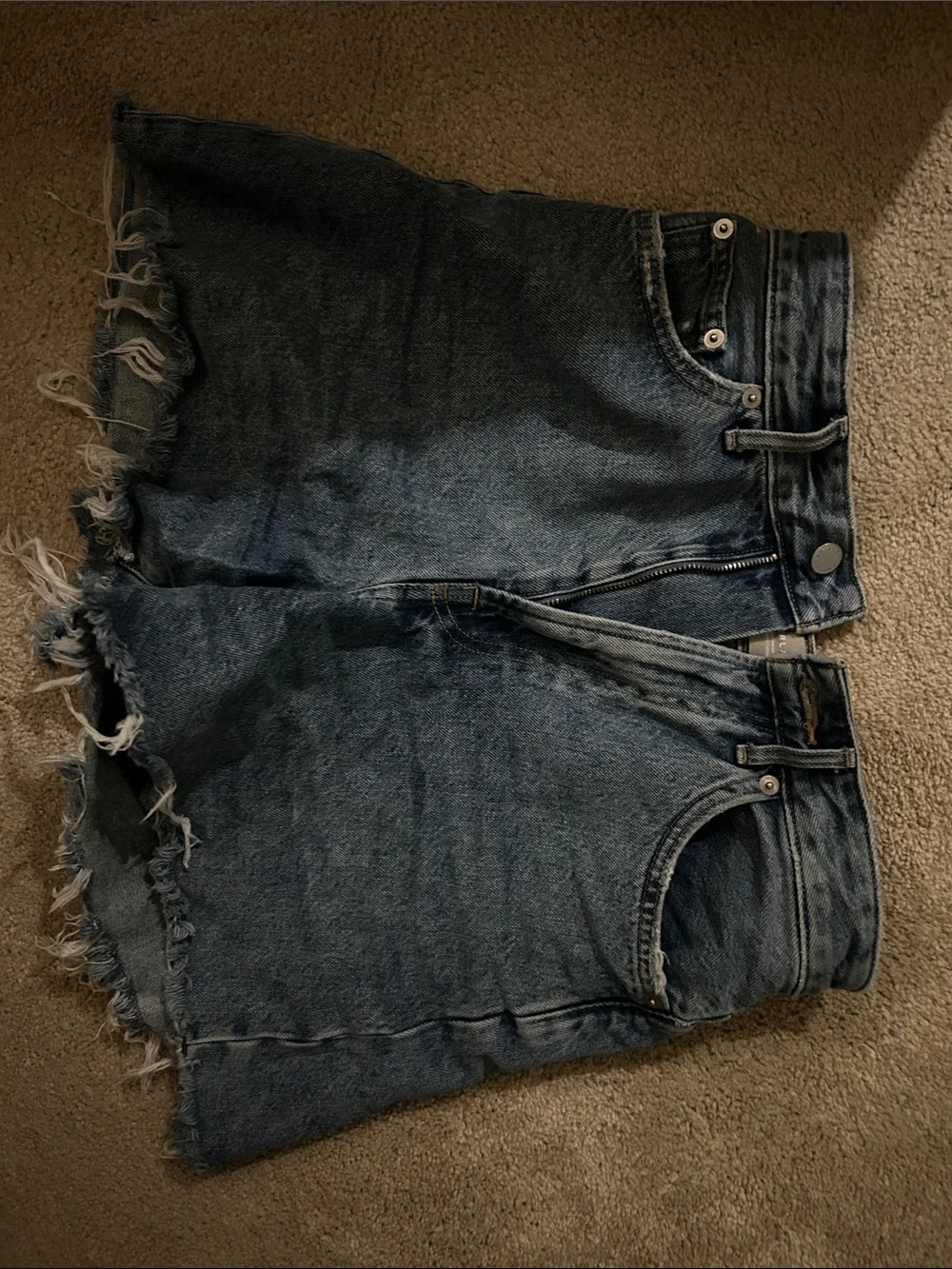 Everlane A-Line Denim Shorts